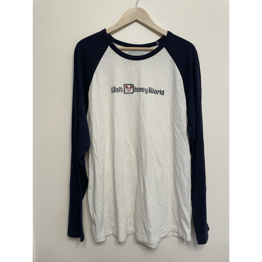 Walt Disney World Long Sleeve T-Shirt Size‎ XXXL Raglan Baseball Cotton Retro